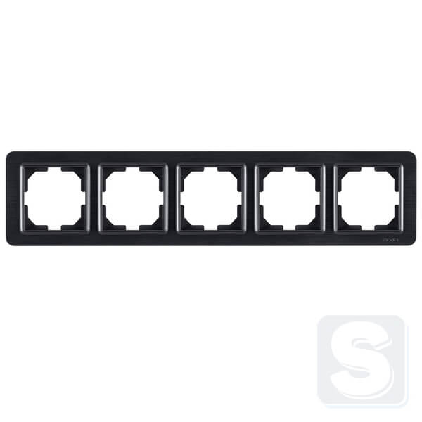 Рамка на 5 поста гориз\верт. монтаж Arvia Electric Lavin Черный матовый (21 25 4000 025)